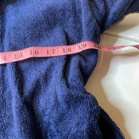 A2Z kids towel navy bathrobe size 13 - Picture 6 of 6